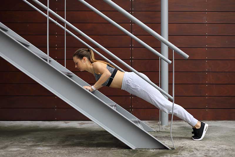 incline push-ups