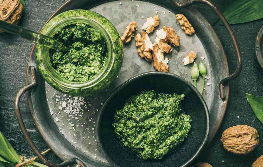 Walnut-Basil-Dip
