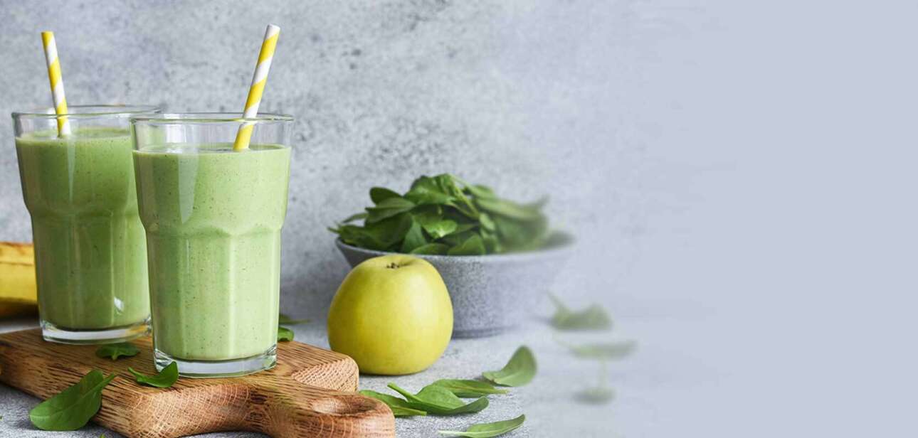 Kadi Patta And Banana Smoothie