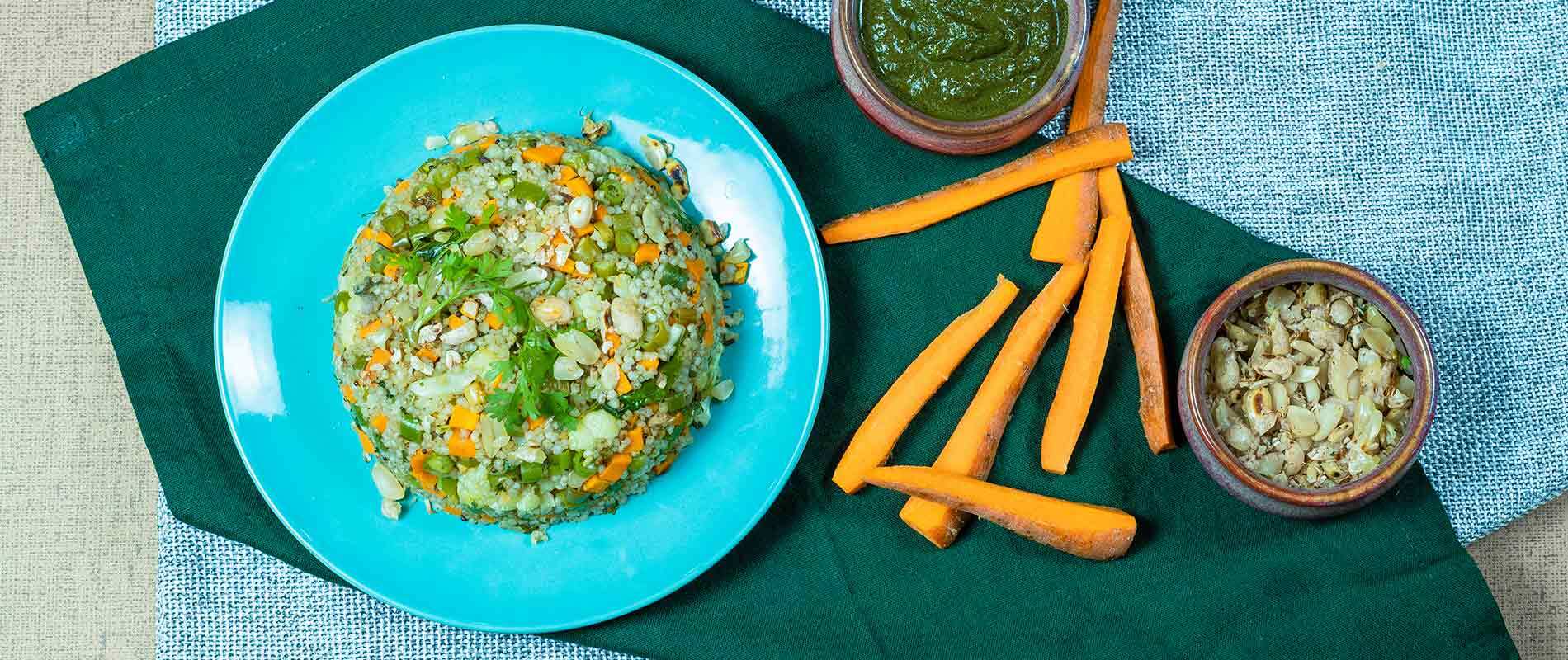 Vegetable Millet Pulao Recipe