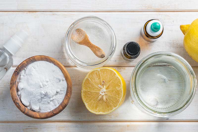 Lemon Juice and Essential Oil