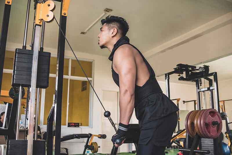Triceps Pushdowns (Rope Handle)