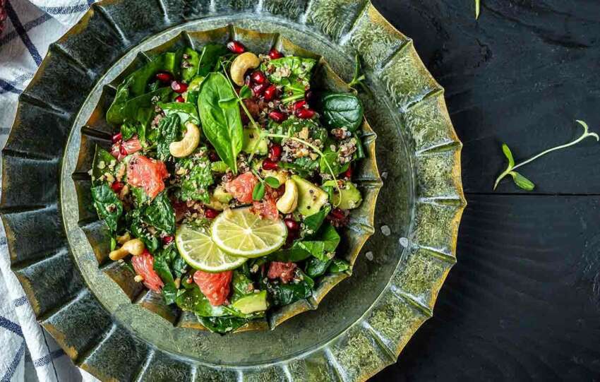 Spinach Quinoa Chaap