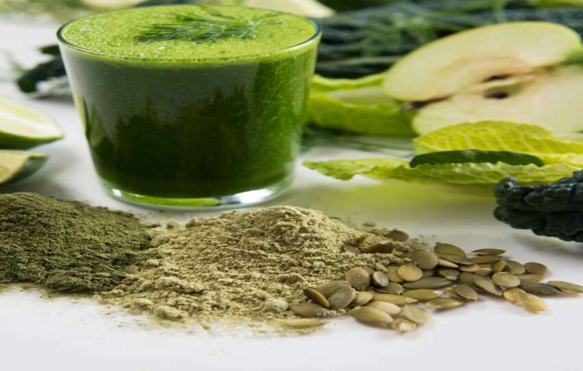 celery and white pumpkin juice