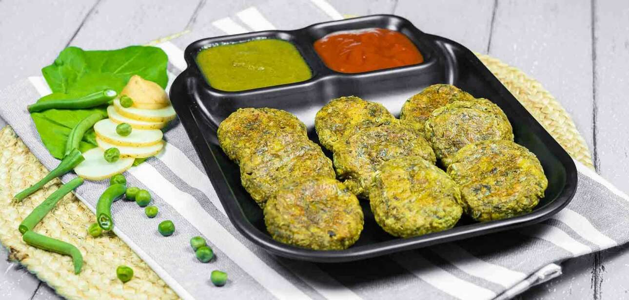Vegetarian Hara Bhara Kabab