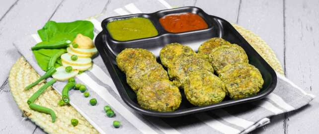 Vegetarian Hara Bhara Kabab