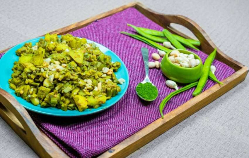 Gawar Fali Aloo Bhaji