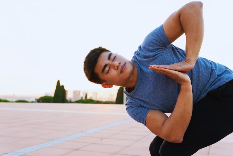 Twisted Chair Pose (Parivrtta Utkatasana)