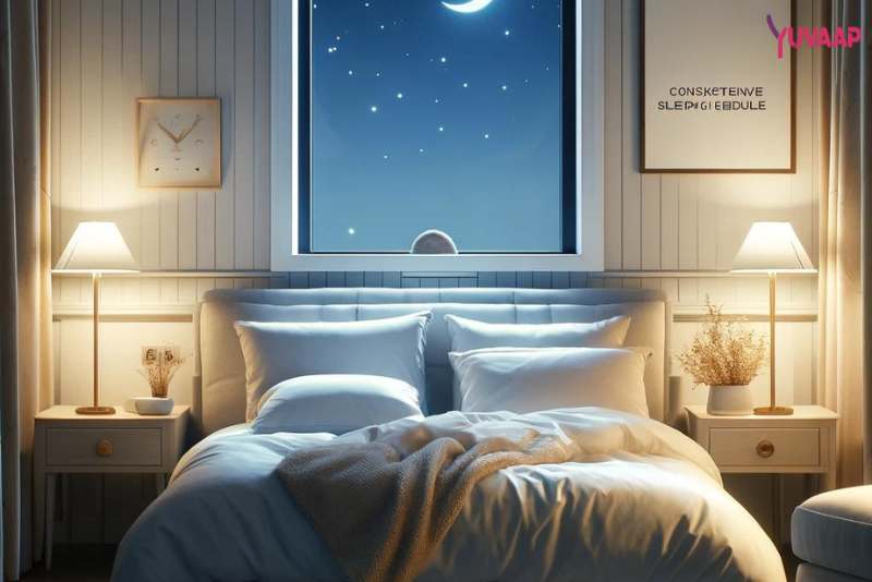 Consistent Sleep Schedule Chart for Depression Management