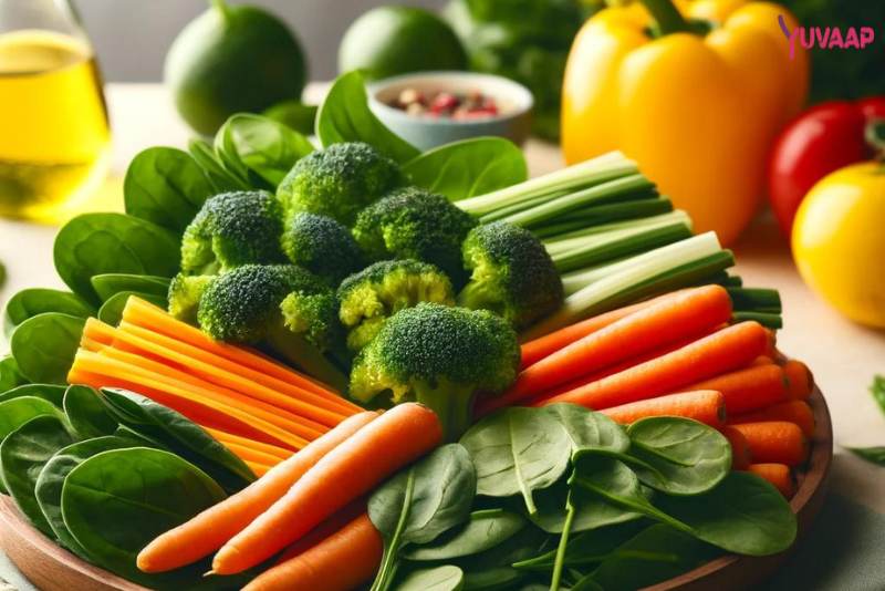 Adding more vegetables to meals for weight maintenance